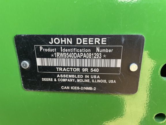 2023 John Deere 9R 540 Tractor 4WD