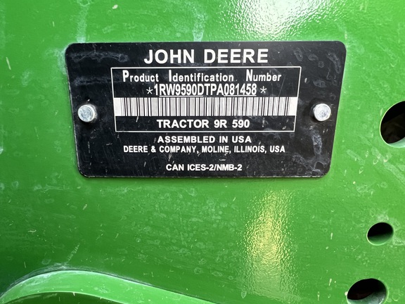 2023 John Deere 9R 590 Tractor 4WD