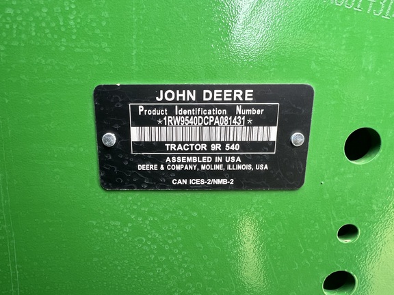 2023 John Deere 9R 540 Tractor 4WD