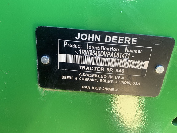 2023 John Deere 9R 540 Tractor 4WD