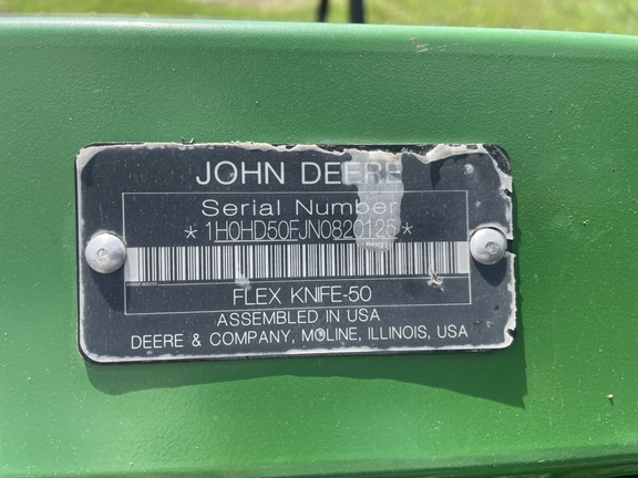 2022 John Deere HD50F Header Combine