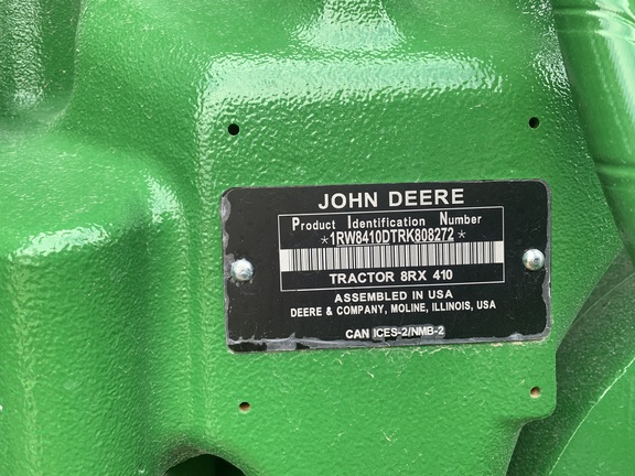 2024 John Deere 8RX 410 Tractor Rubber Track