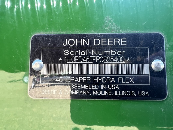 2023 John Deere RD45F Header Combine