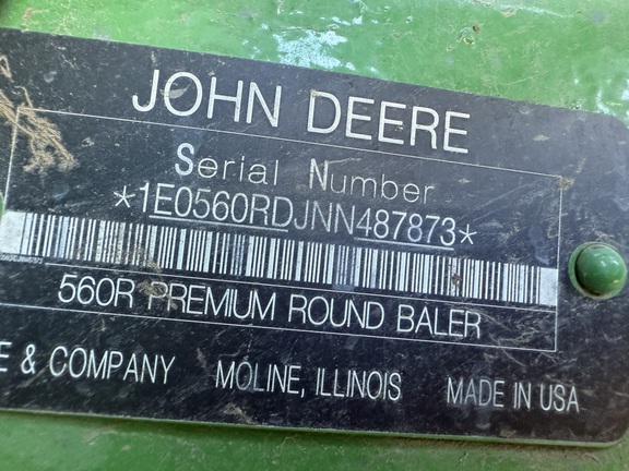 2022 John Deere 560R Baler/Round
