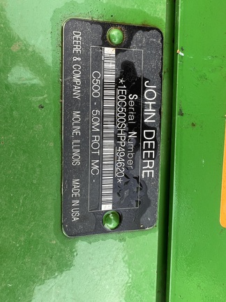 2024 John Deere C500 Mower Conditioner