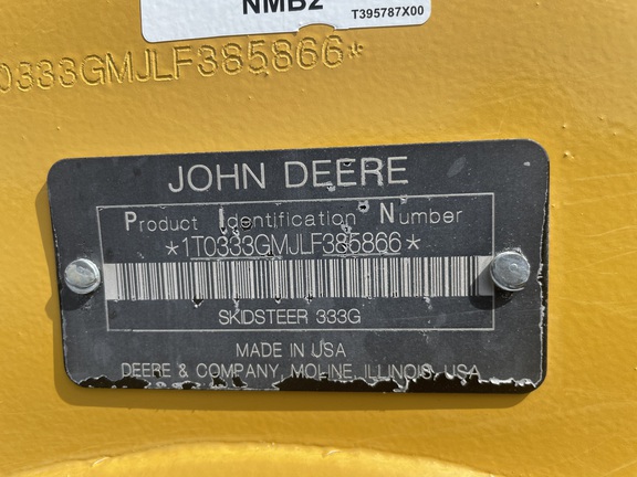 2020 John Deere 333G Compact Track Loader