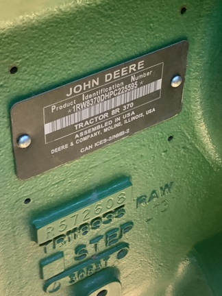 2023 John Deere 8R 370 Tractor