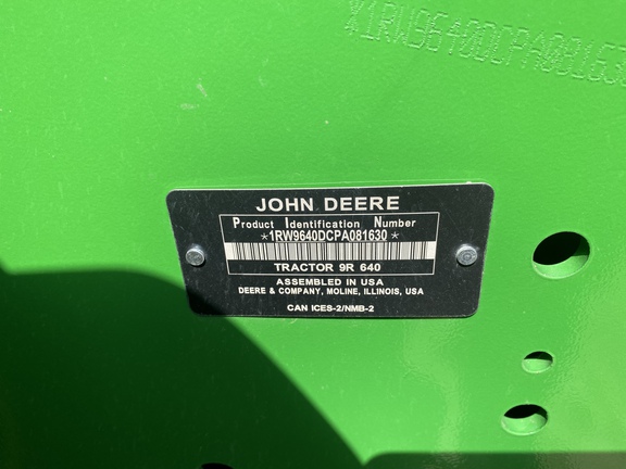 2023 John Deere 9R 640 Tractor 4WD