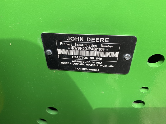 2023 John Deere 9R 640 Tractor 4WD