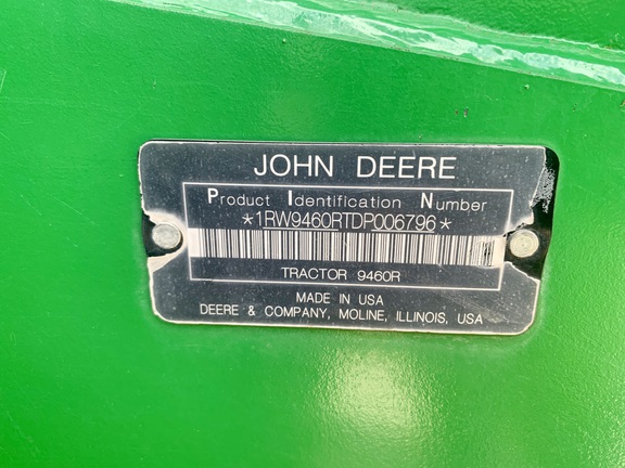 2013 John Deere 9460R Tractor 4WD