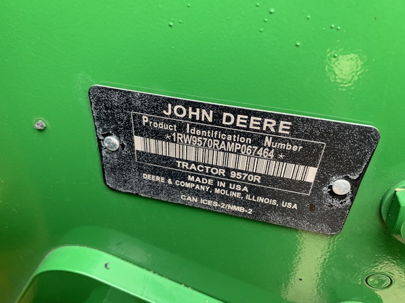 2021 John Deere 9570R Tractor 4WD