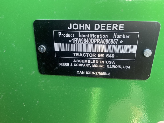 2024 John Deere 9R 640 Tractor 4WD