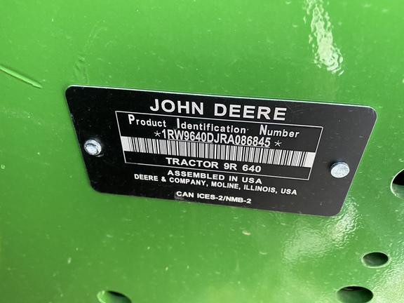 2024 John Deere 9R 640 Tractor 4WD