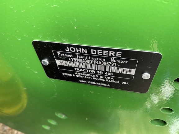 2024 John Deere 9R 490 Tractor 4WD