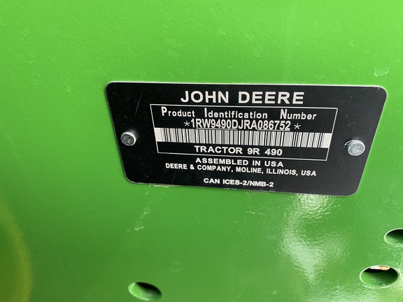 2024 John Deere 9R 490 Tractor 4WD