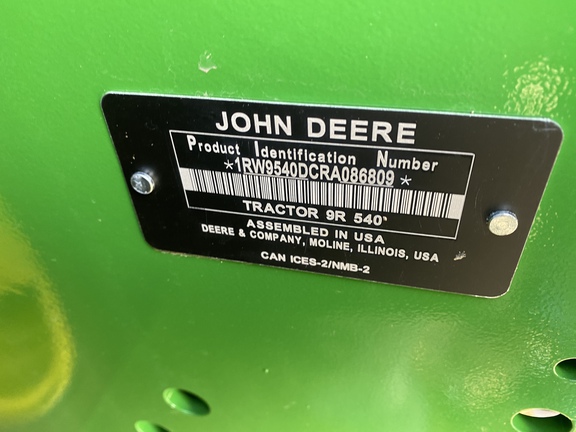 2024 John Deere 9R 540 Tractor 4WD