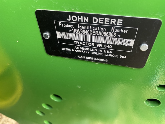 2024 John Deere 9R 540 Tractor 4WD