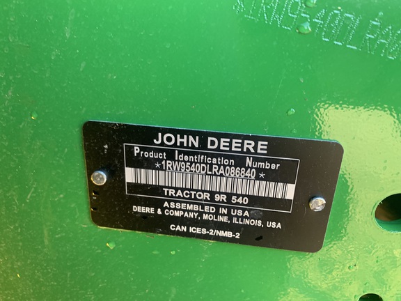 2024 John Deere 9R 540 Tractor 4WD