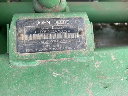 2013 John Deere 612C Header Corn Head