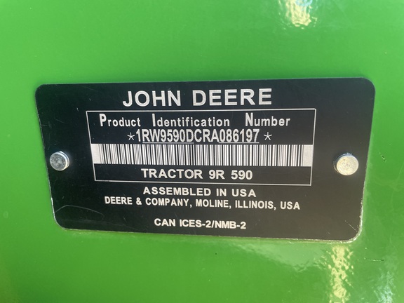 2024 John Deere 9R 590 Tractor 4WD