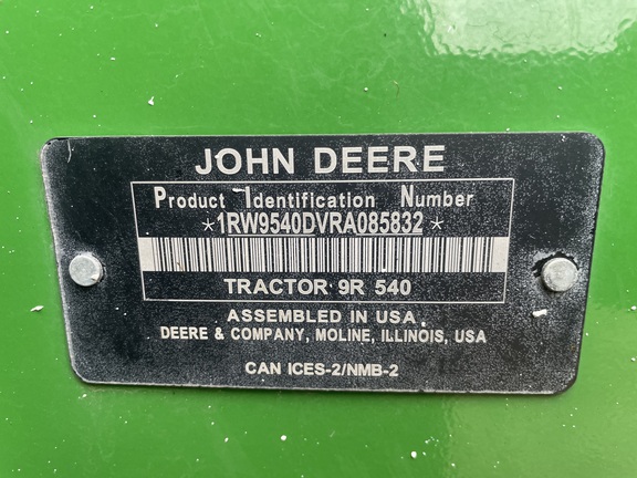 2024 John Deere 9R 540 Tractor 4WD