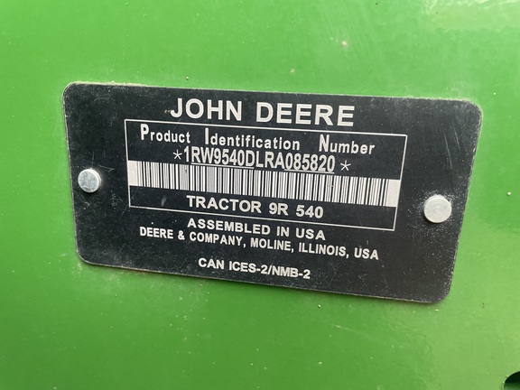 2024 John Deere 9R 540 Tractor 4WD