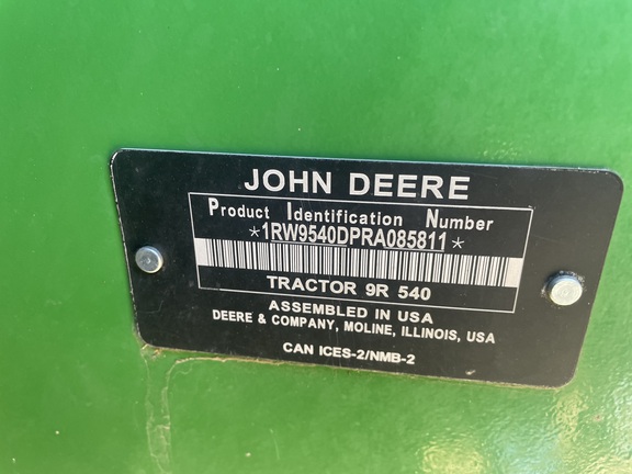2024 John Deere 9R 540 Tractor 4WD