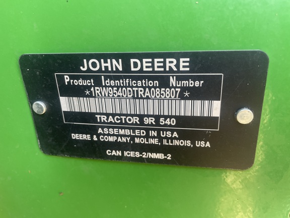 2024 John Deere 9R 540 Tractor 4WD