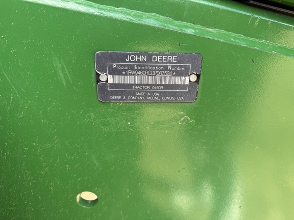2013 John Deere 9460R Tractor 4WD
