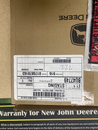 John Deere IMPLEMENT ETHERNET PUK 9R SERIES TRACTOR Precision Ag