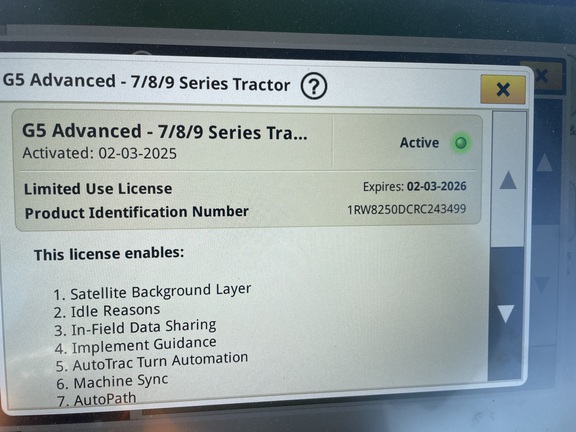 2024 John Deere 8R 250 Tractor