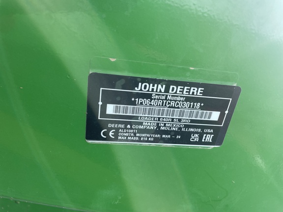 2024 John Deere 6R 155 Tractor