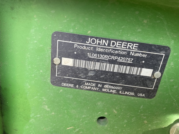 2024 John Deere 6R 130 Tractor