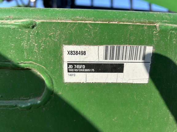 2019 John Deere 745FD Header Combine