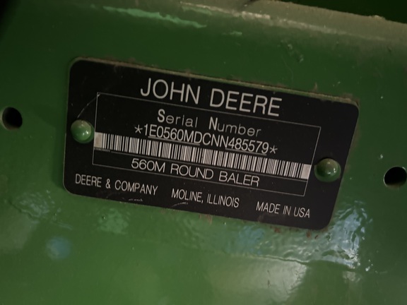 2022 John Deere 560M Baler/Round
