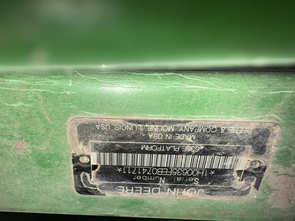 2011 John Deere 635F Header Combine