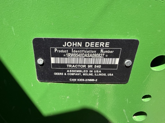 2025 John Deere 9R 540 Tractor 4WD