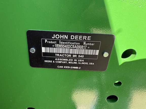 2025 John Deere 9R 540 Tractor 4WD