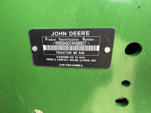 2025 John Deere 9R 540 Tractor 4WD
