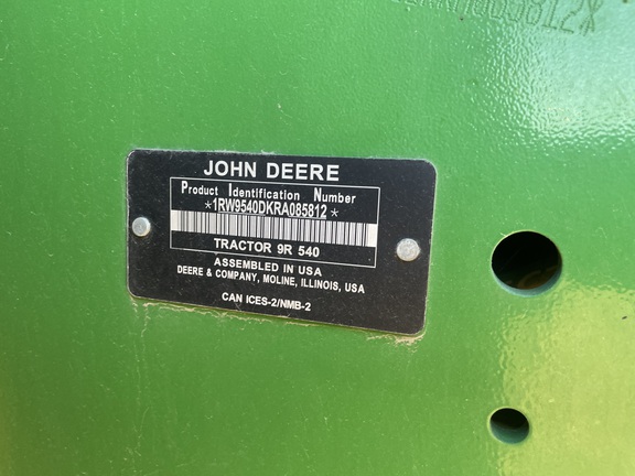 2024 John Deere 9R 540 Tractor 4WD