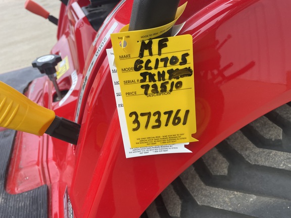 2018 Massey Ferguson GC1705 Tractor Compact