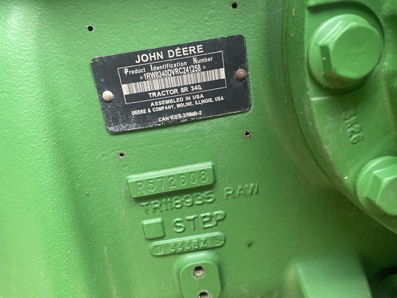 2024 John Deere 8R 340 Tractor