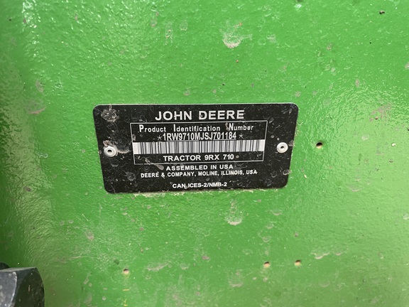 2025 John Deere 9RX 710 Tractor Rubber Track