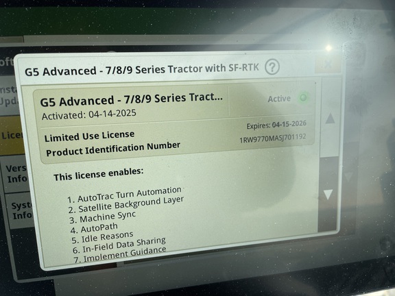 2025 John Deere 9RX 770 Tractor Rubber Track