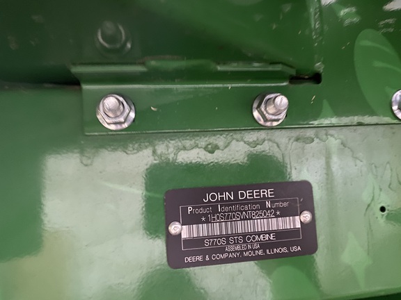 2023 John Deere S770 Combine
