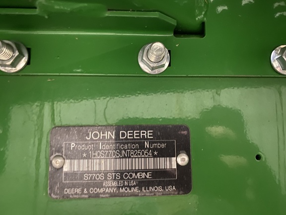 2023 John Deere S770 Combine