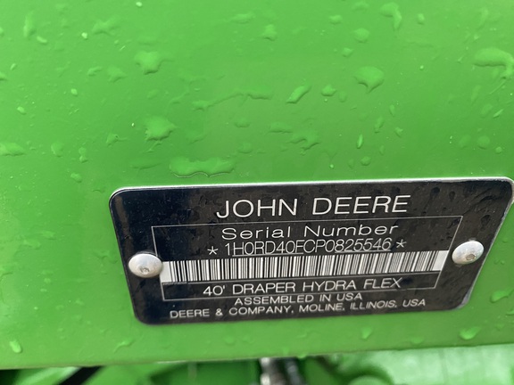 2023 John Deere RD40F Header Combine