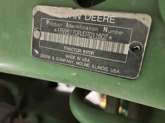 2013 John Deere 6170R Tractor