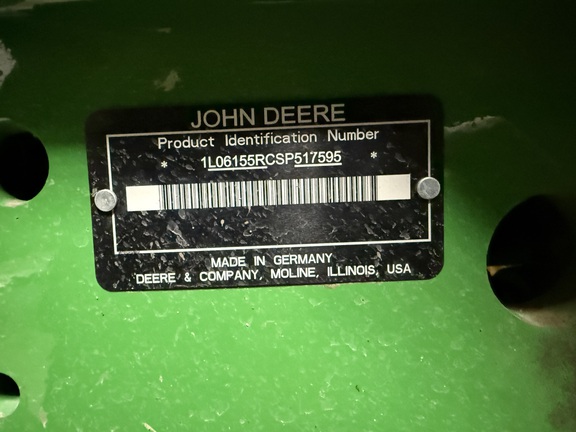2025 John Deere 6R 155 Tractor