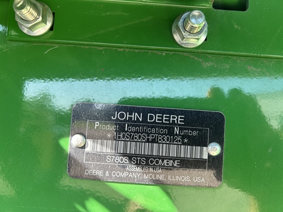 2024 John Deere S780 Combine